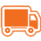 orange delivery icon