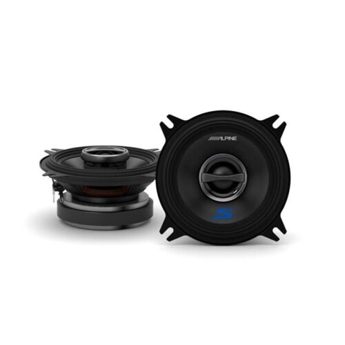 Alpine 4″ (10 cm) Coaxial 2-Way S-Series Speakers – S-S40